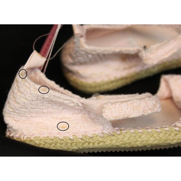 NEW 2007 Gymboree Love is in The Air Pink Lace Crochet Sandals Shoes size 13 - Picture 7 of 10